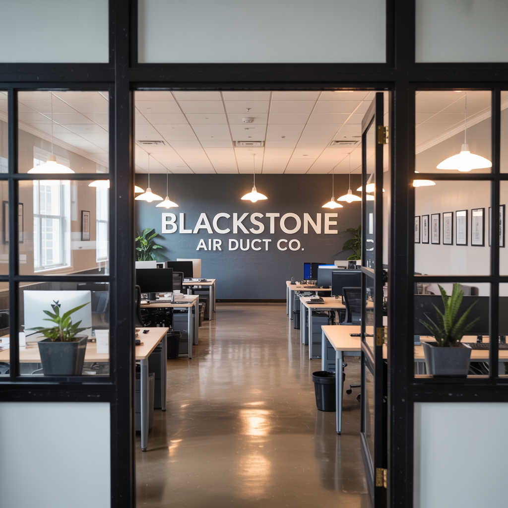 Blackstone Air Duct Co office interior