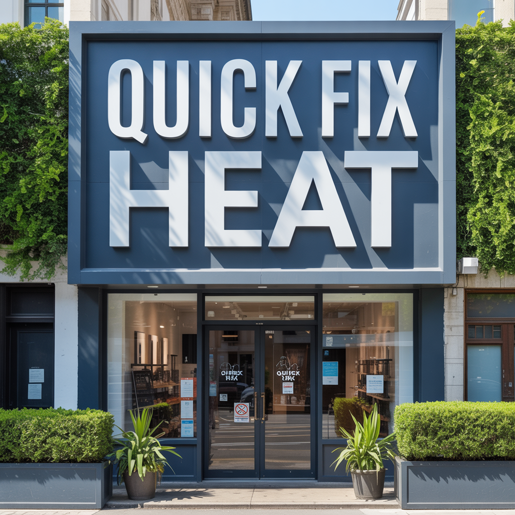 Quick Fix Heat storefront in South Hill, WA