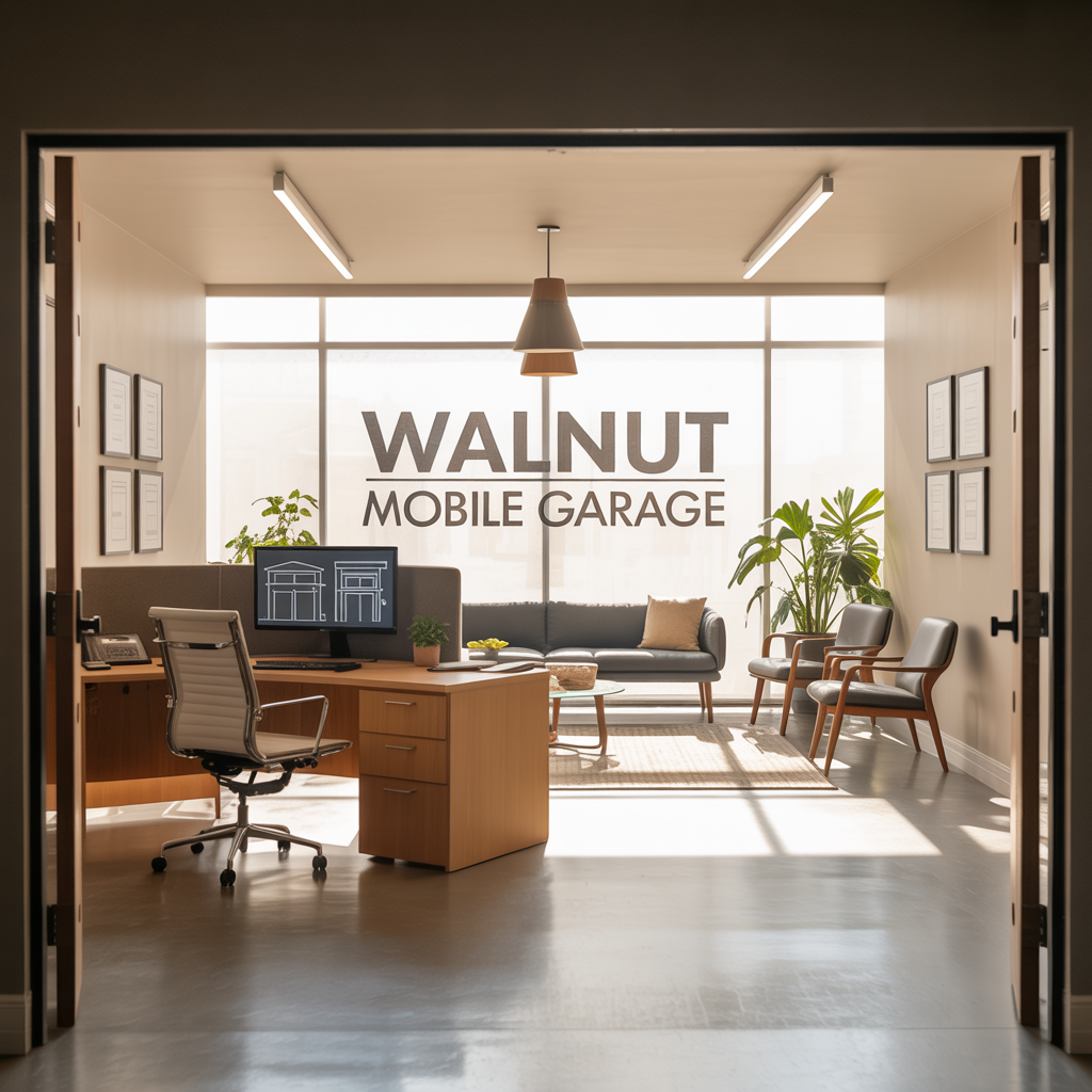 Walnut Mobile Garage office interior