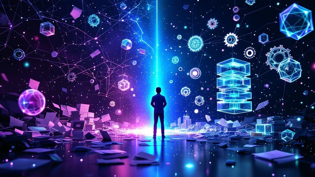 Hero image showcasing small business owner using AI SaaS platform on laptop for AI tools.