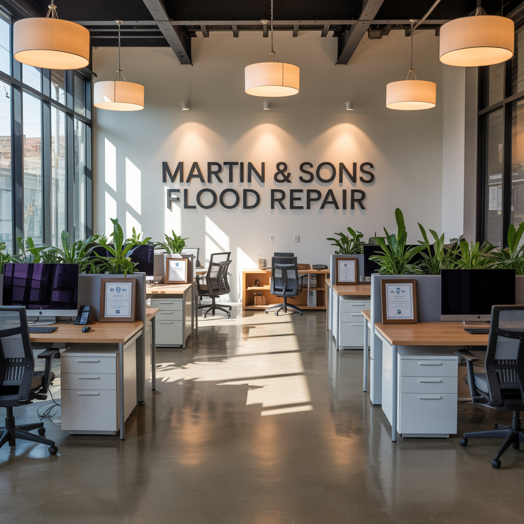 Martin & Sons Flood Repair office interior