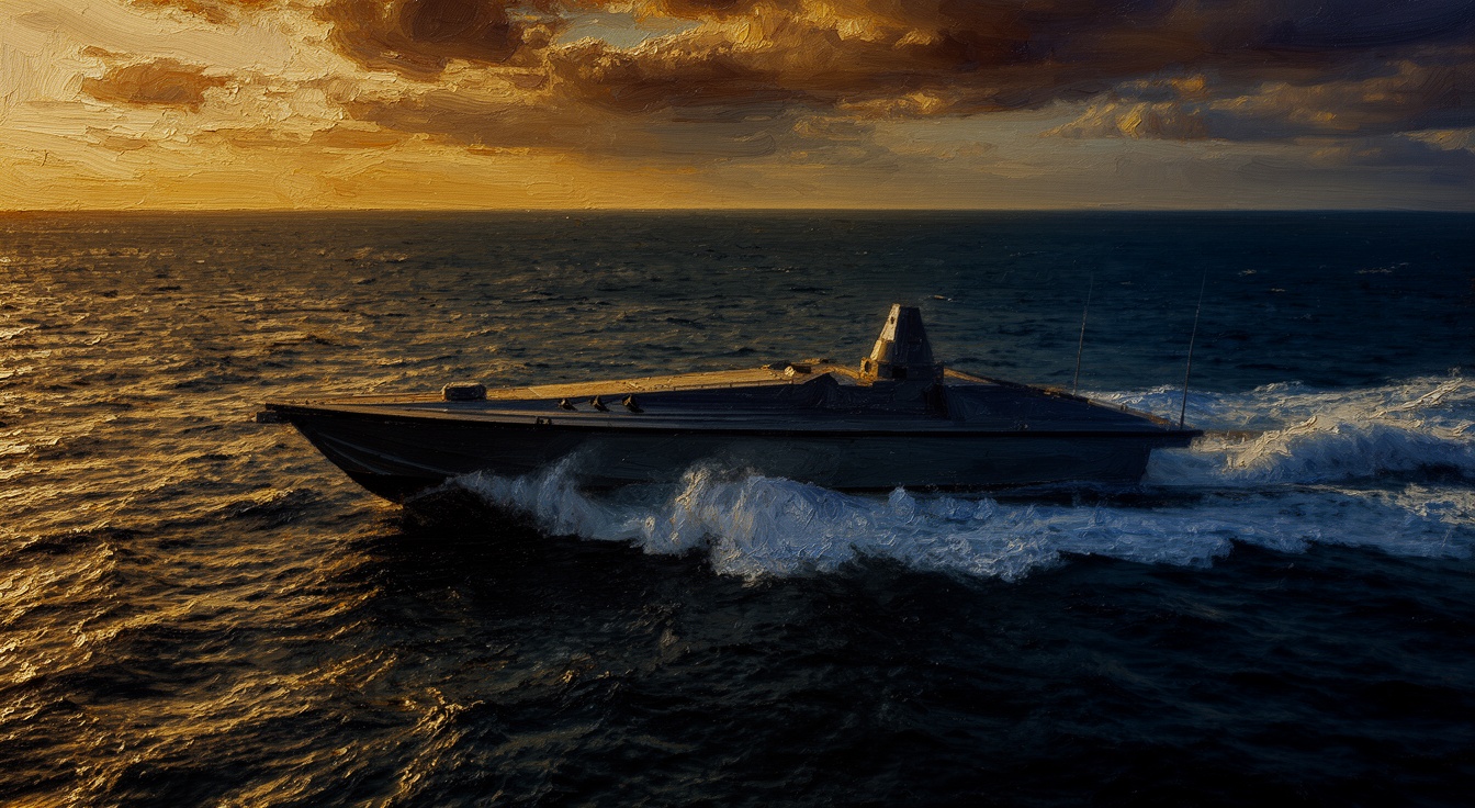 STM Unveils YAKTU Swarm Kamikaze Unmanned Surface Vehicle