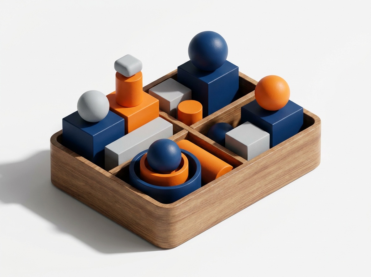 Composition abstraite 3D pour Business