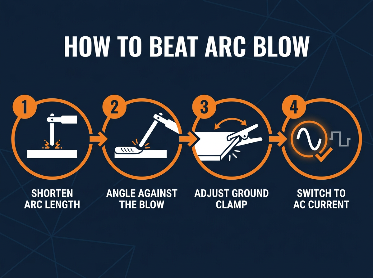 How to Beat Arc Blow Taming the Wild Arc in Stick Welding