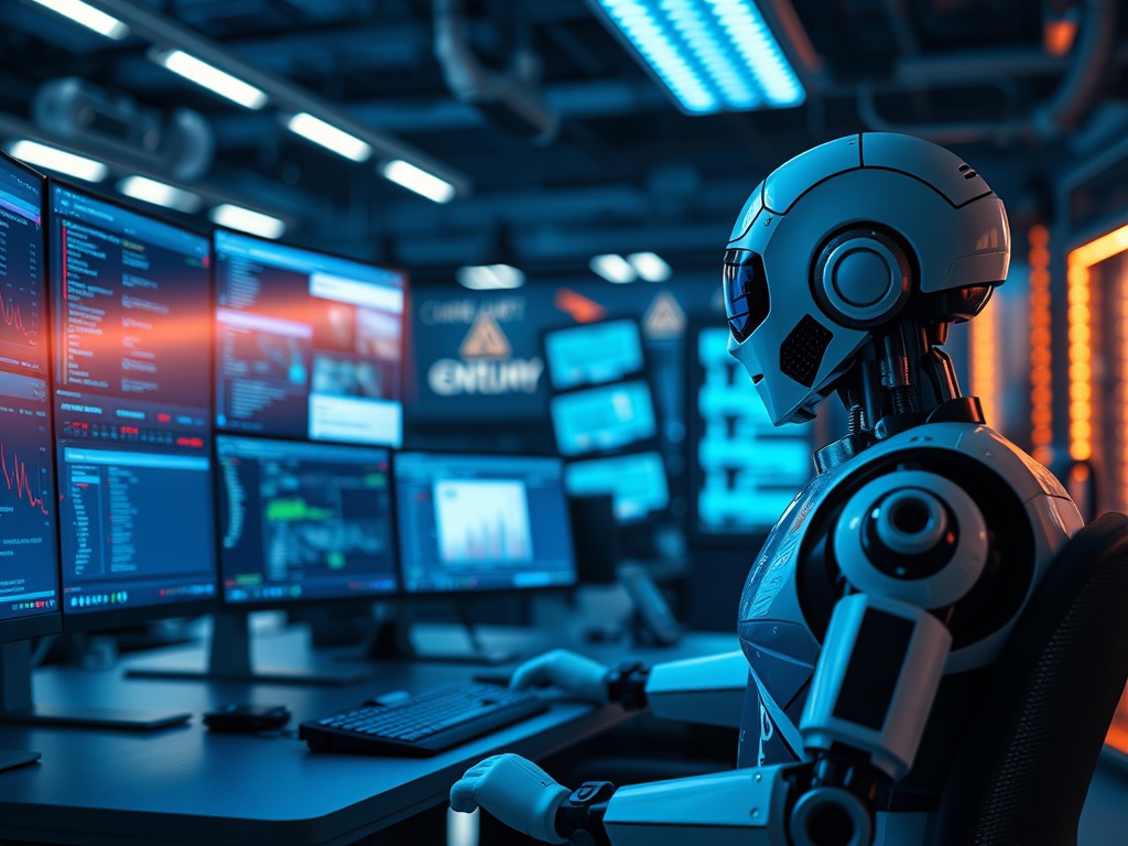 Illustration of AI chatbot assisting small online store customer inquiries for AI tools blog