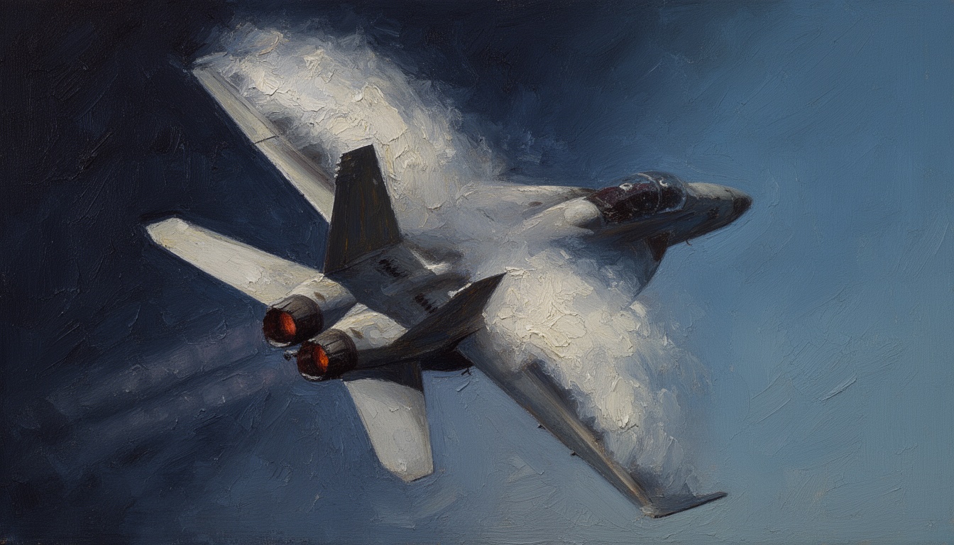 F/A-18 Super Hornet Strikes Iranian Ship's Rudder in Blockade Enforcement