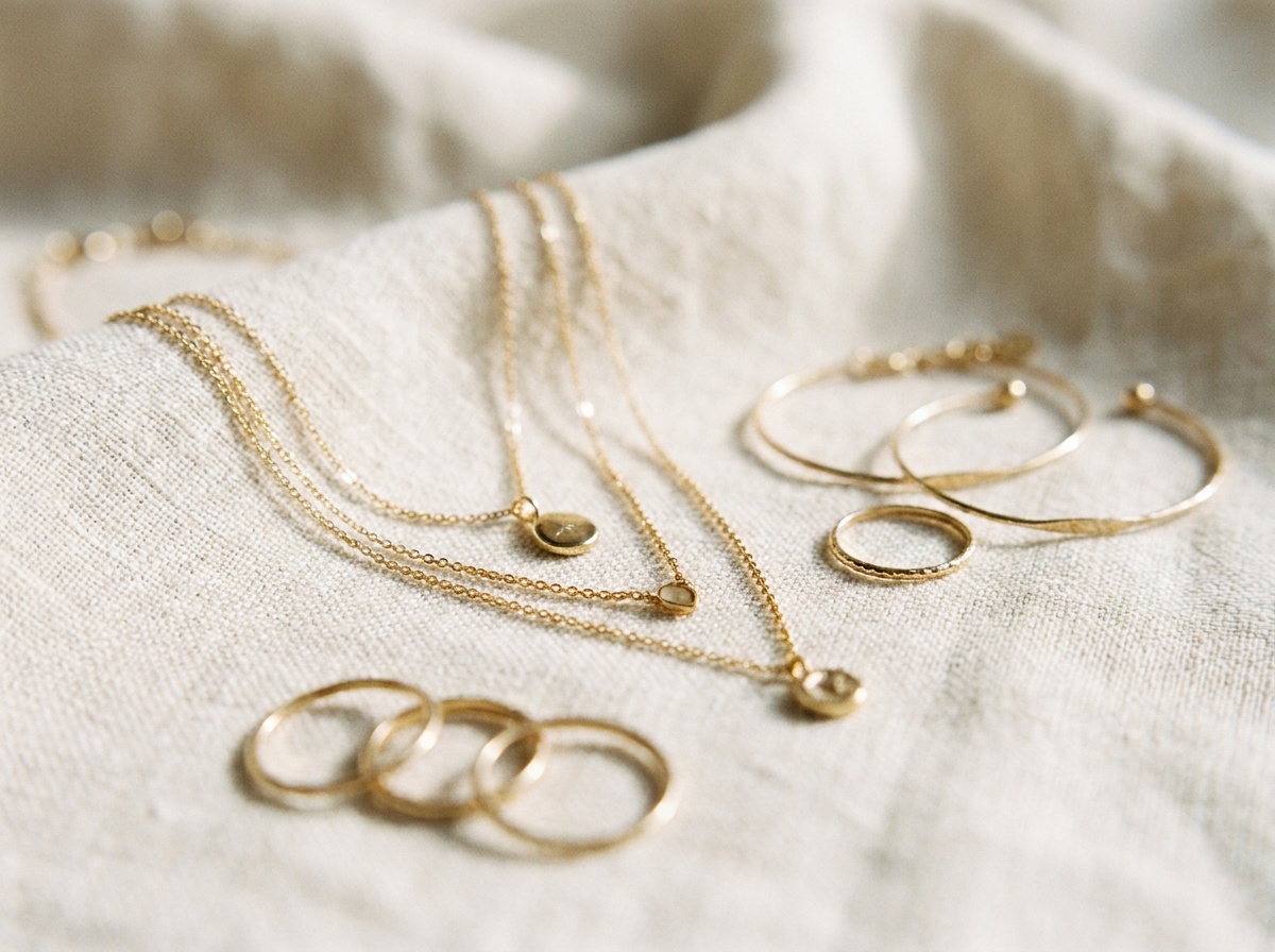 Collection de bijoux fins et délicats
