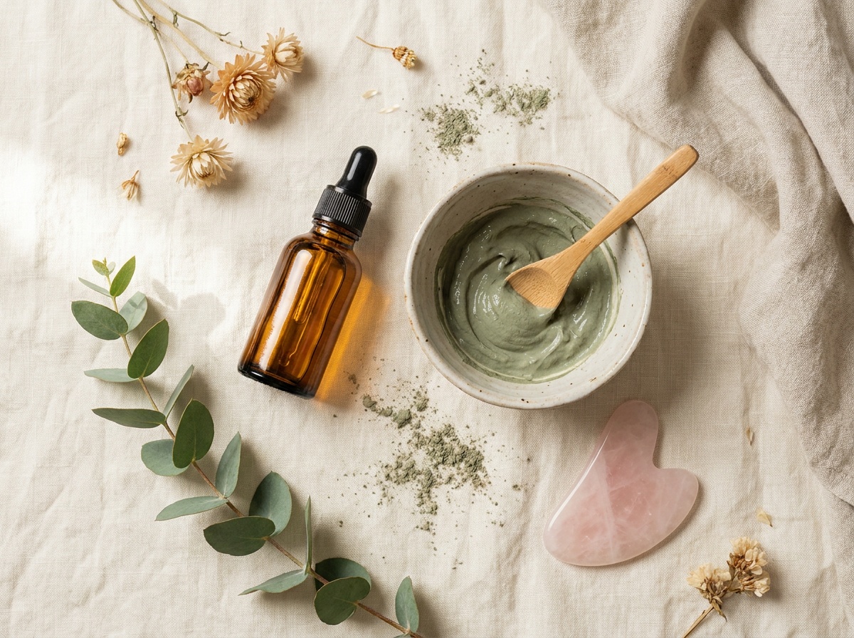 Composition de produits de beauté naturels