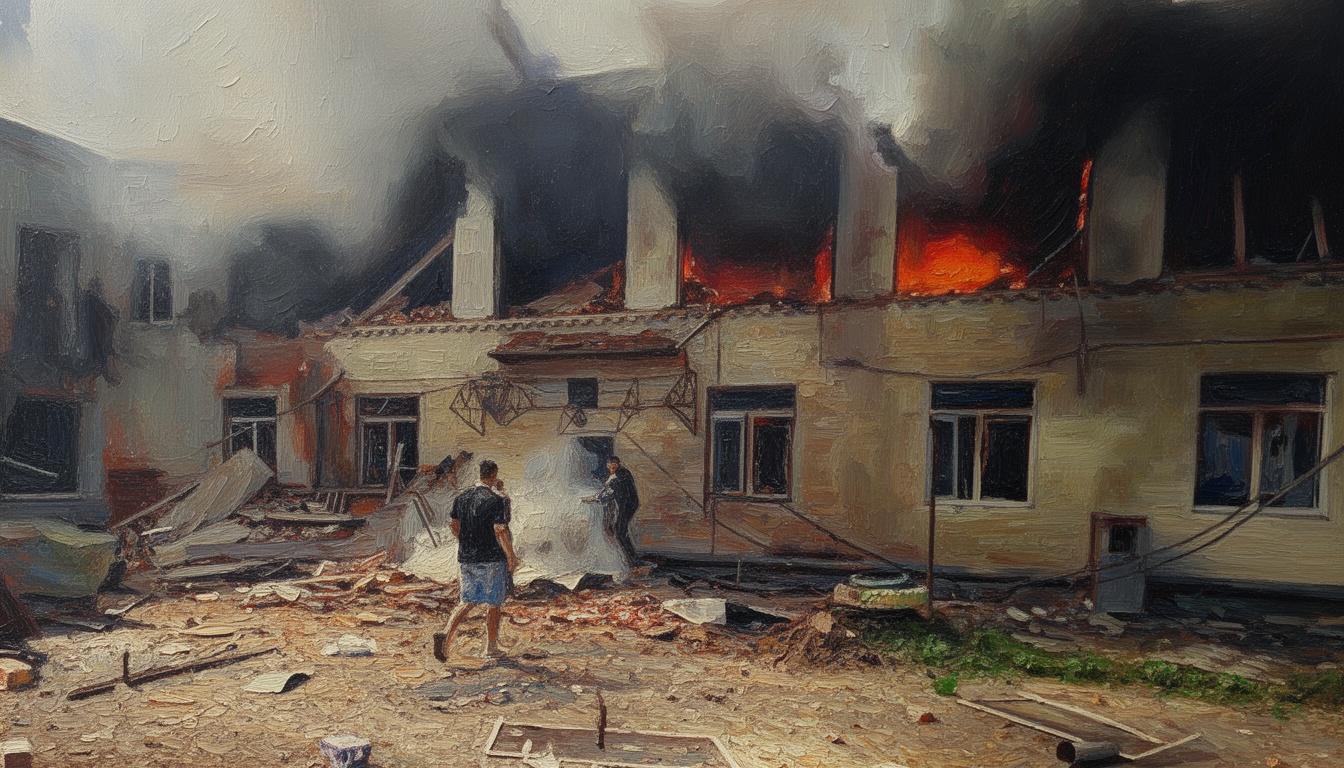 Russian Drone Strike Hits Kindergarten in Sumy Region