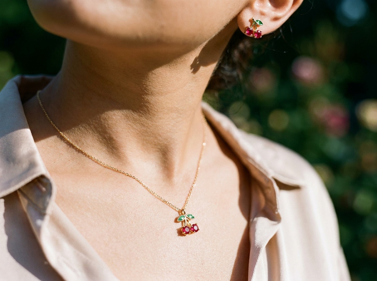 Bijoux fins et délicats portés