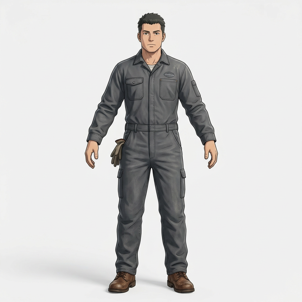 a walking worker