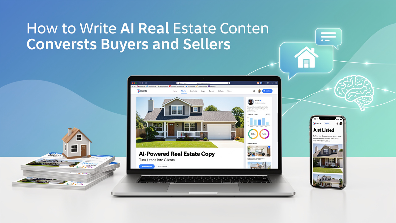 How to Write AI Real Estate Content That Converts Buyers and Sellers
