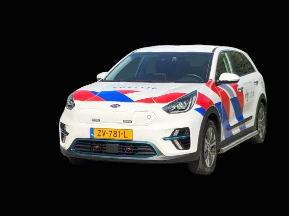 white police car — free 3D model