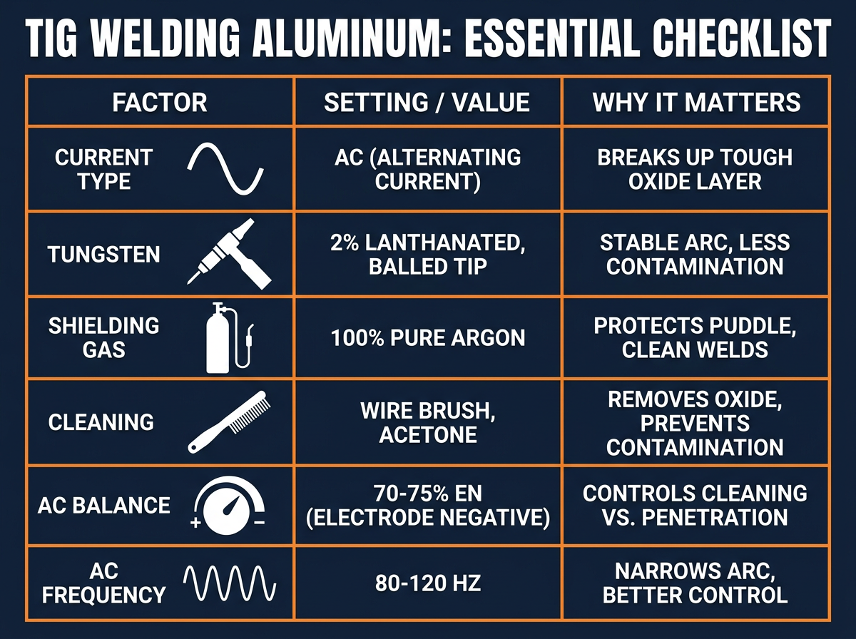 How to TIG Weld Aluminum Without Making a Mess
