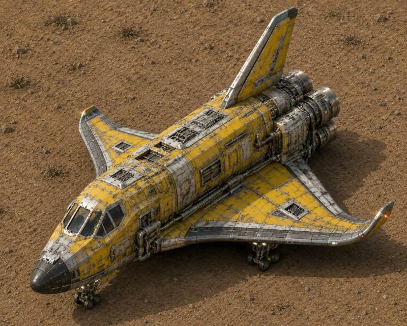 metal airplane model — free 3D model