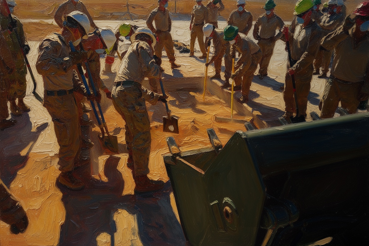 US Marine Corps Seeks Robots for Airfield Construction