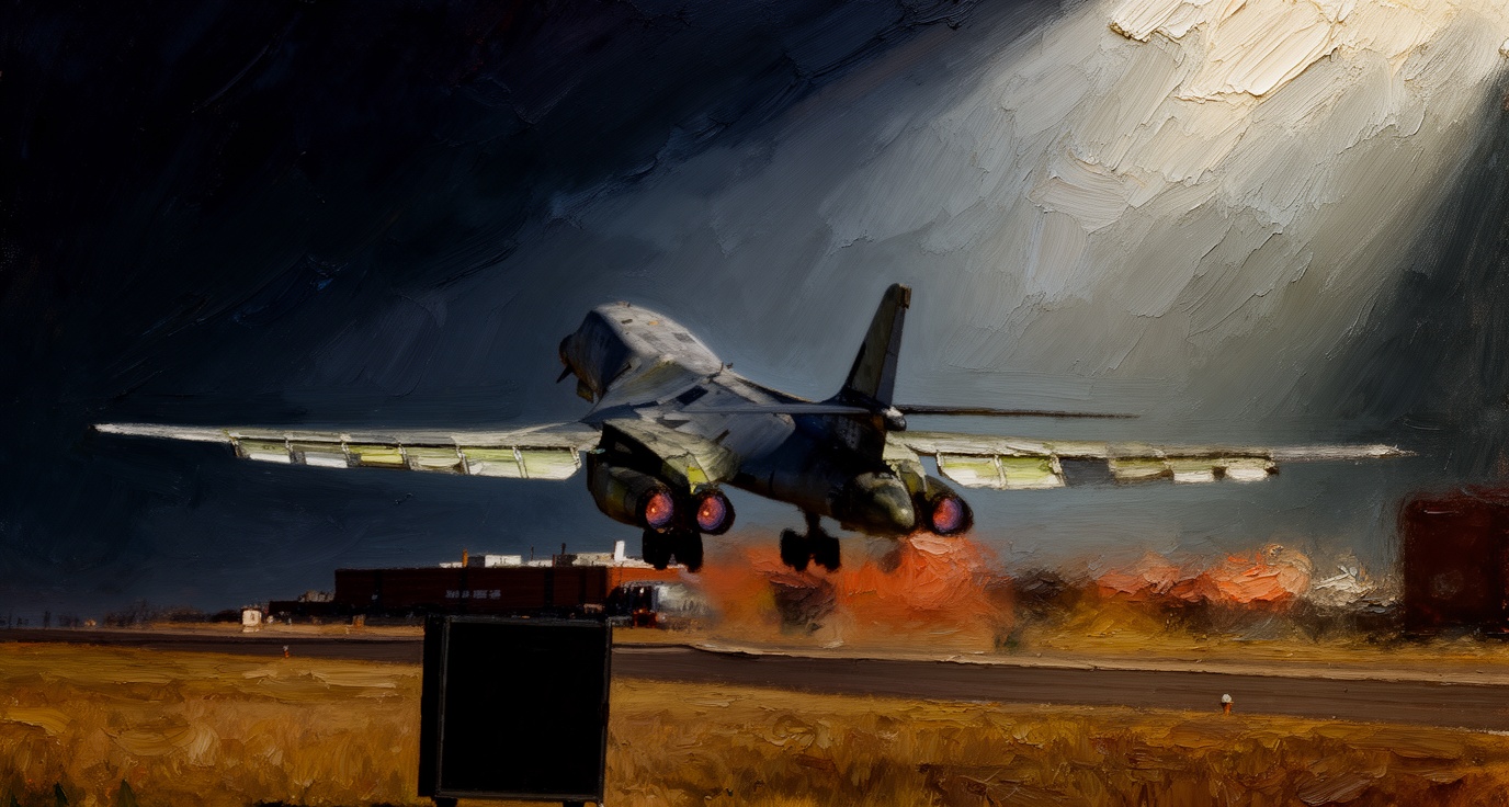 B-1B Lancer Returns to Flight After Restoration