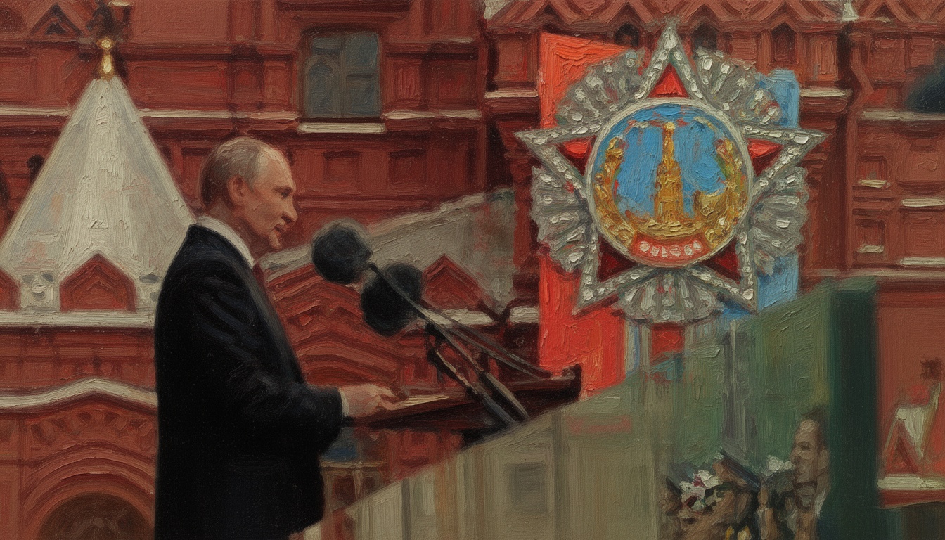 Putin Delivers Anti-NATO Rhetoric at Victory Day Parade