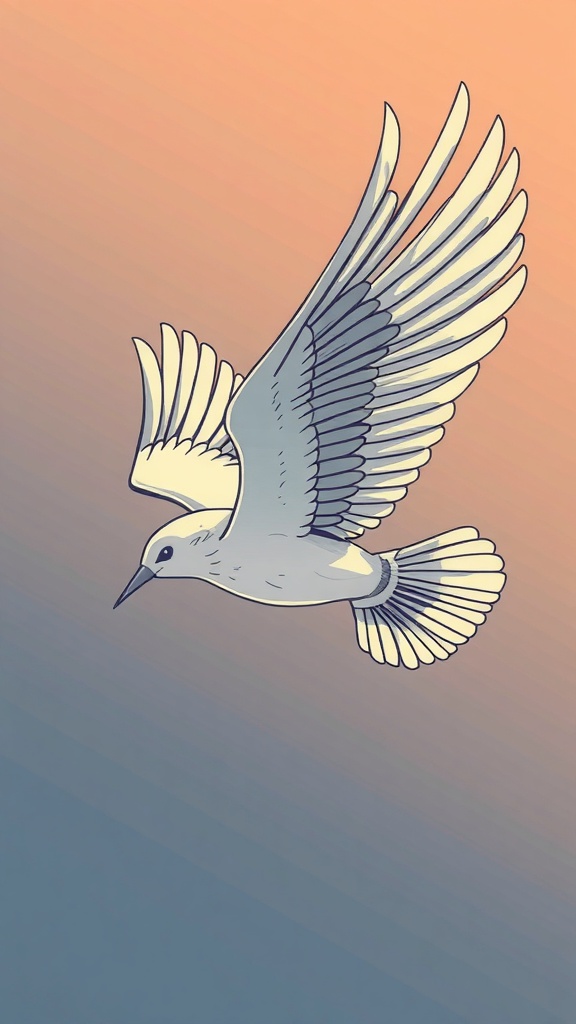 Flying image