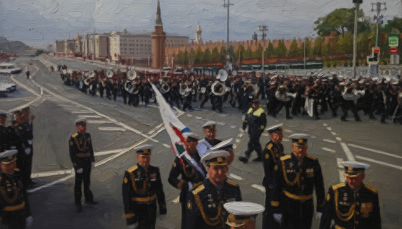 Russia Holds Victory Day Parade Without Military Hardware