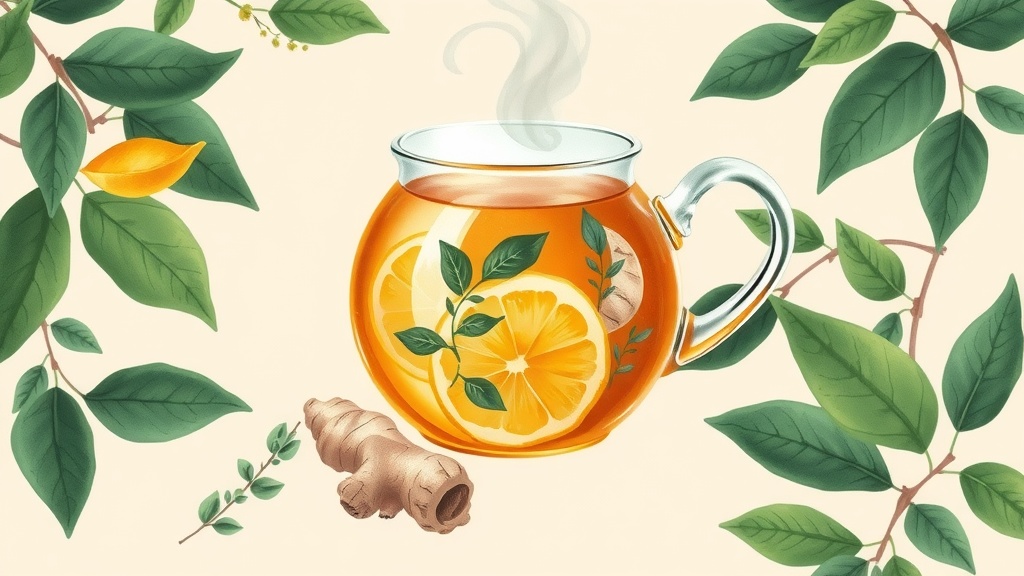 Gengibre e Limão: Chá Detox para Imunidade