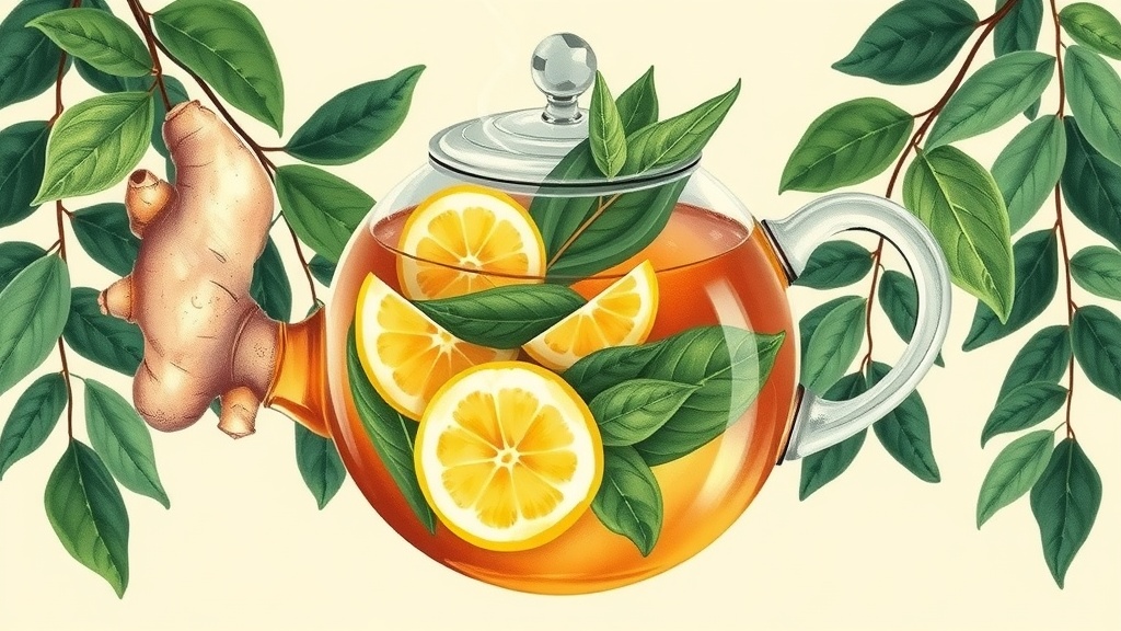 Gengibre e Limão: Chá Detox Caseiro Poderoso