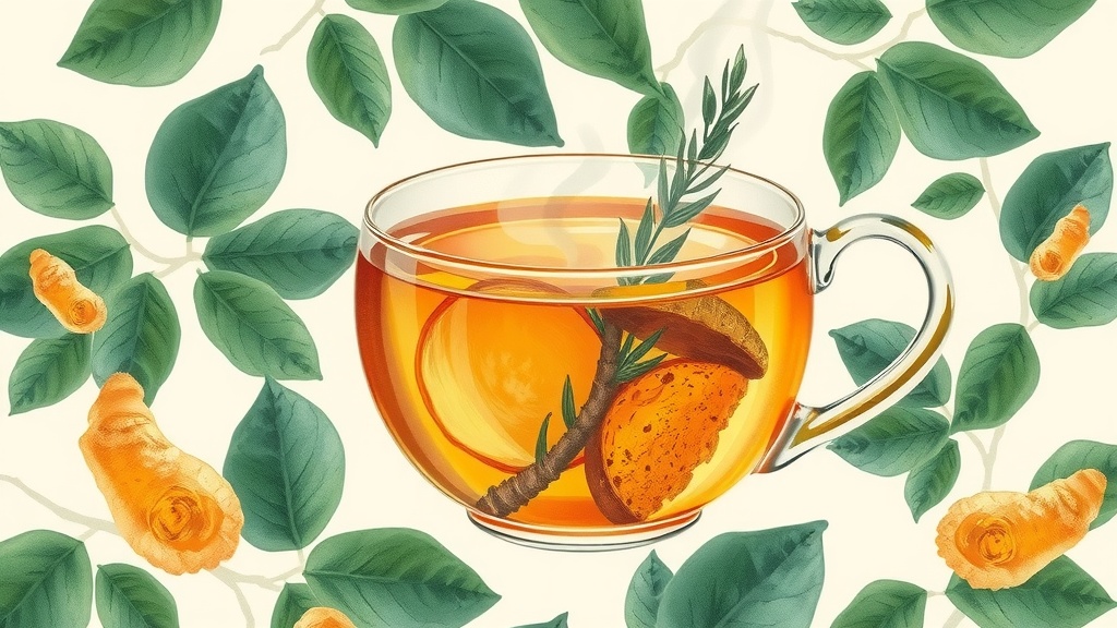 Gengibre e Cúrcuma: Chá Anti-inflamatório Poderoso