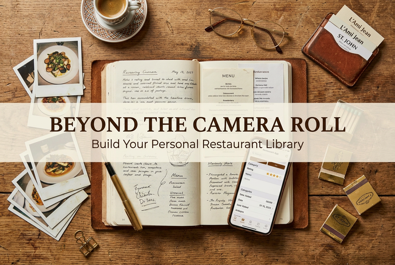 Beyond the Camera Roll: How to Build a Personal Restaurant Library