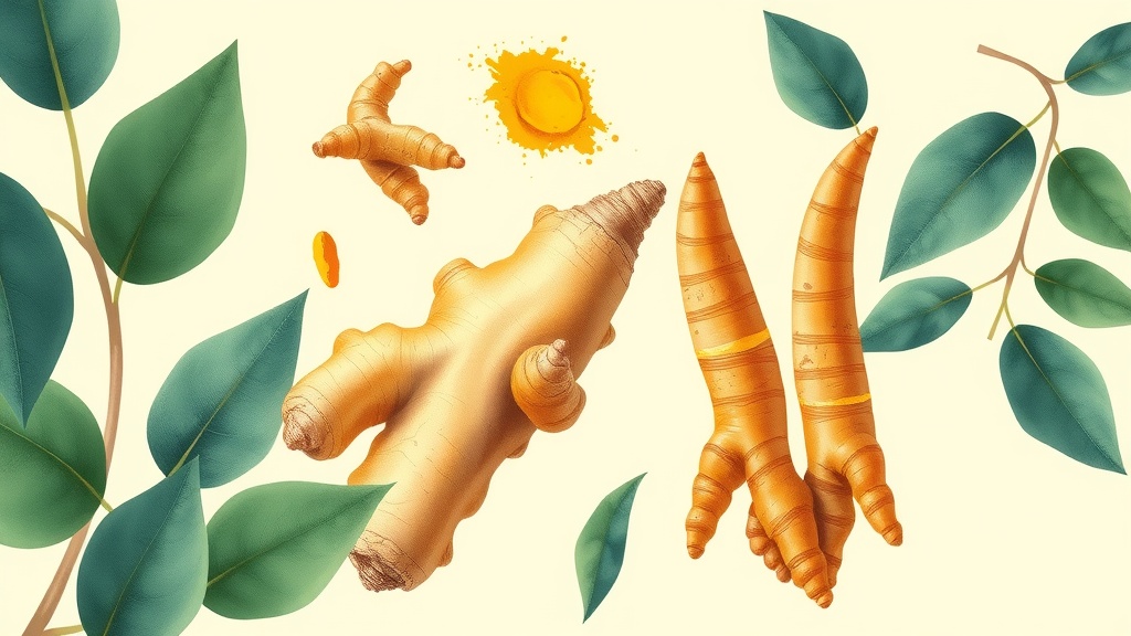 Gengibre e Cúrcuma: Remédios Naturais para Inflamação