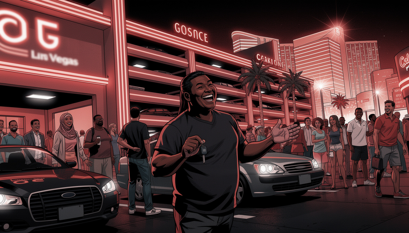 Which Vegas hotels have free parking?