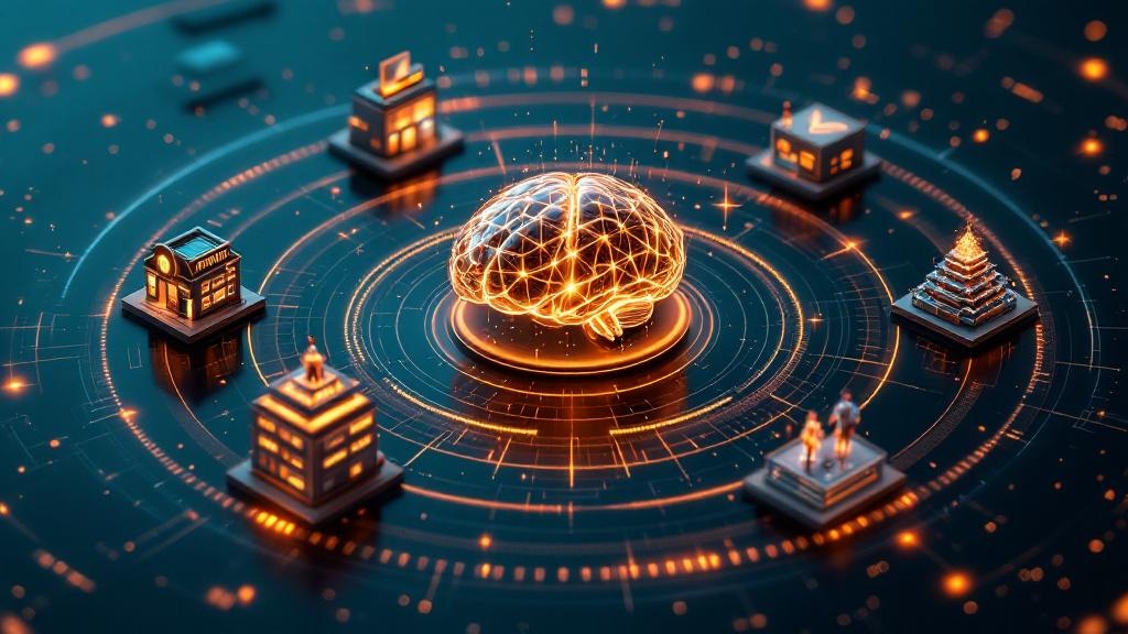 Hero image showcasing AI marketing tools interface for small business digital marketing strategies
