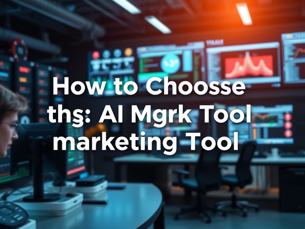 Illustration of selecting the best AI marketing tools for digital marketing success