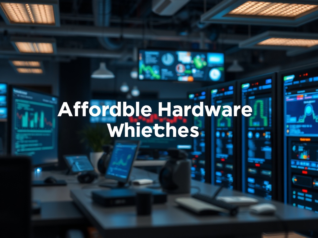 Illustration of affordable hardware options for self-hosting servers and DIY tech setups