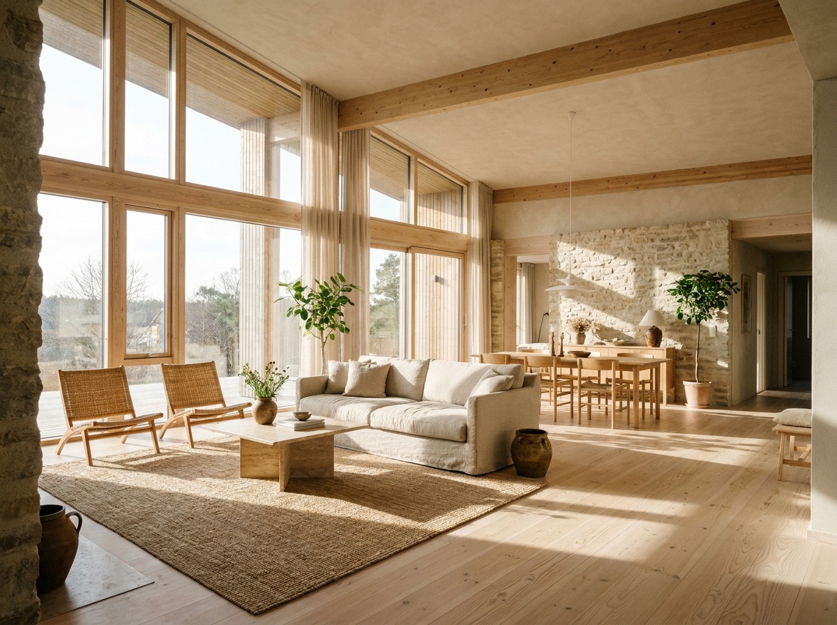 Intérieur lumineux et moderne d