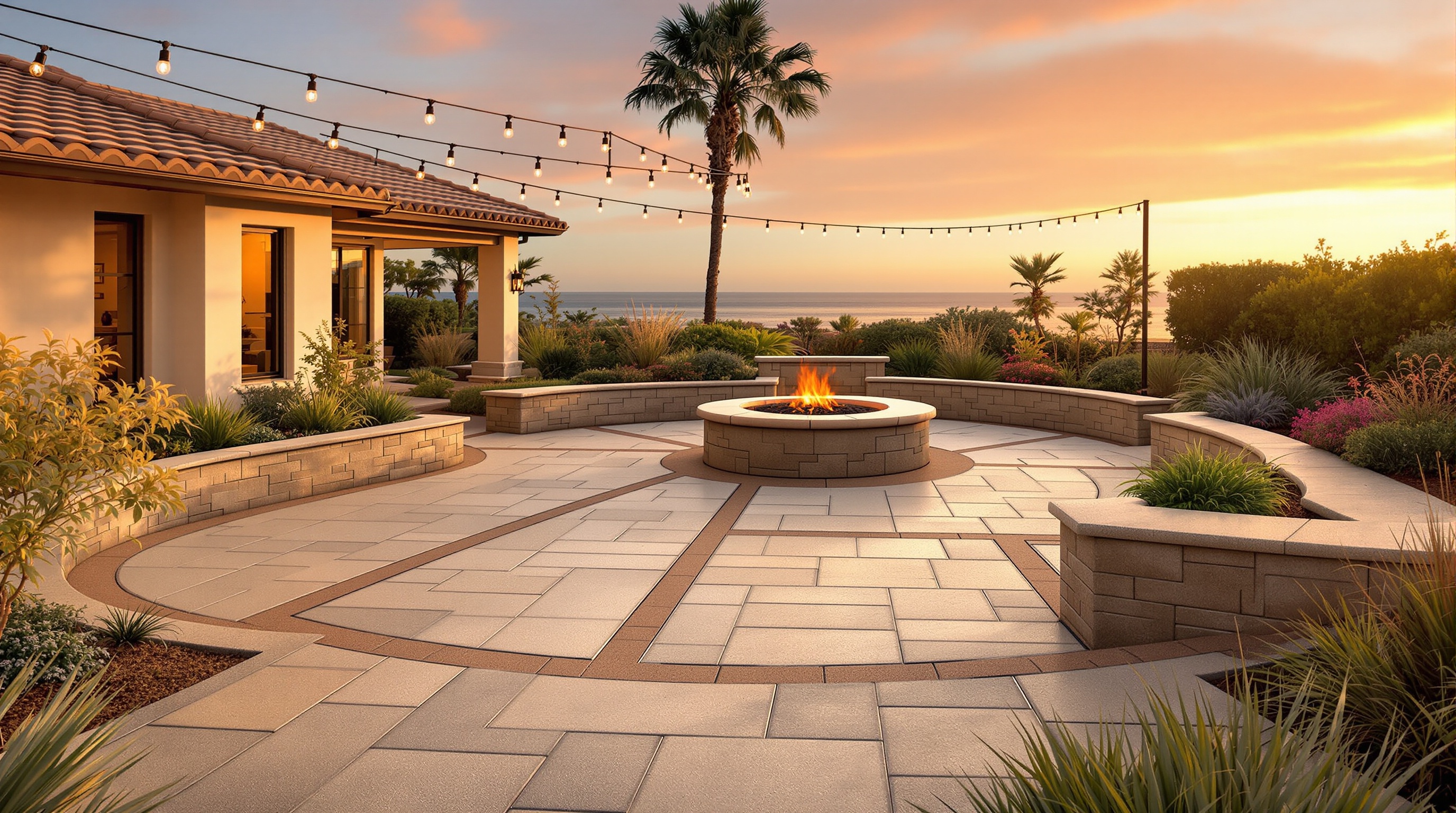 Belgard Catalina Grana: Timeless Slab Pavers Transform Encinitas Outdoor Spaces