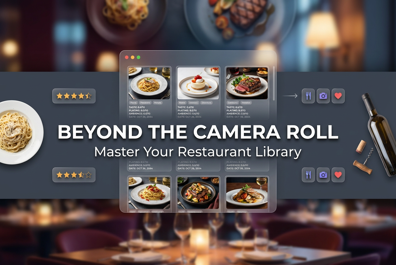 Beyond the Camera Roll: How to Master Your Personal Restaurant Library