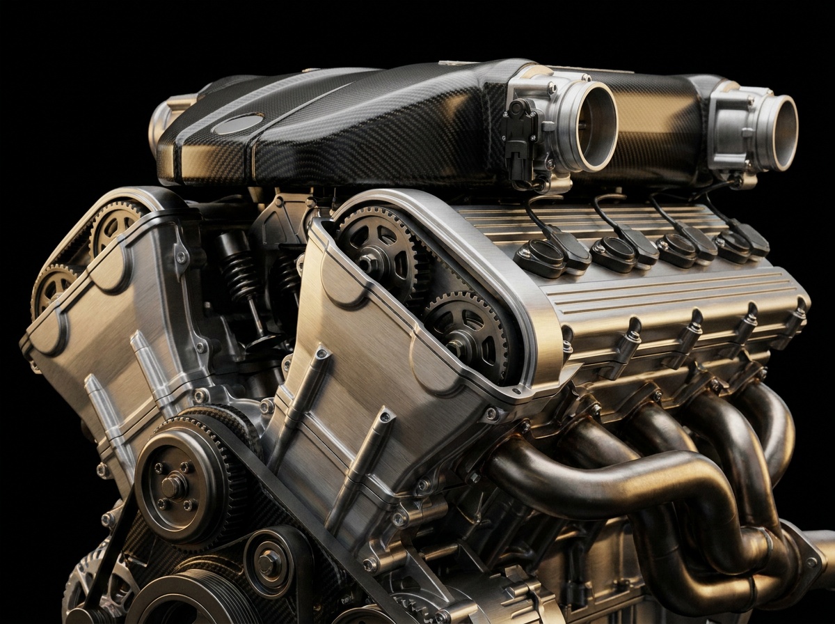 Détail moteur haute performance