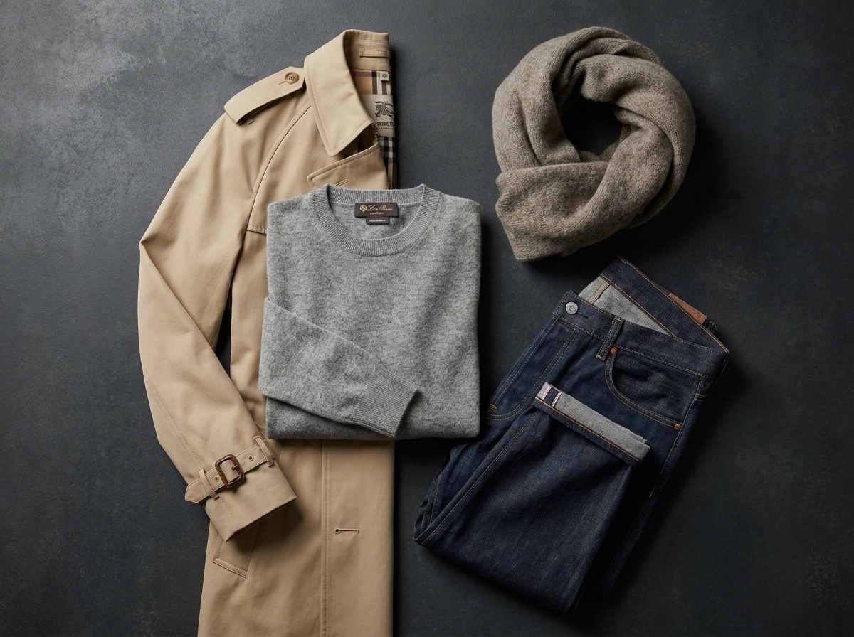 Composition of clothing and fashion textures