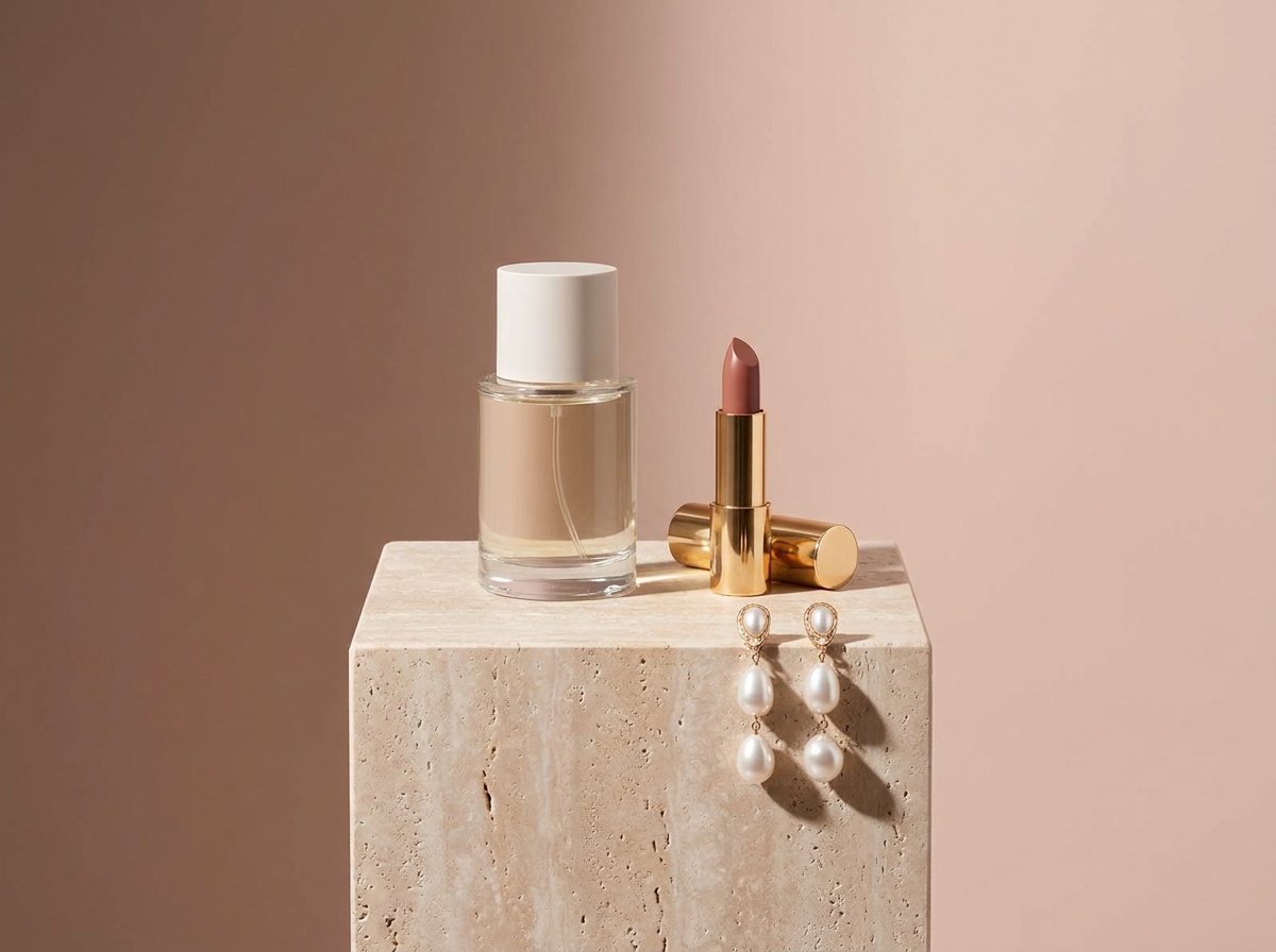 Composition de produits de beauté et de bijoux