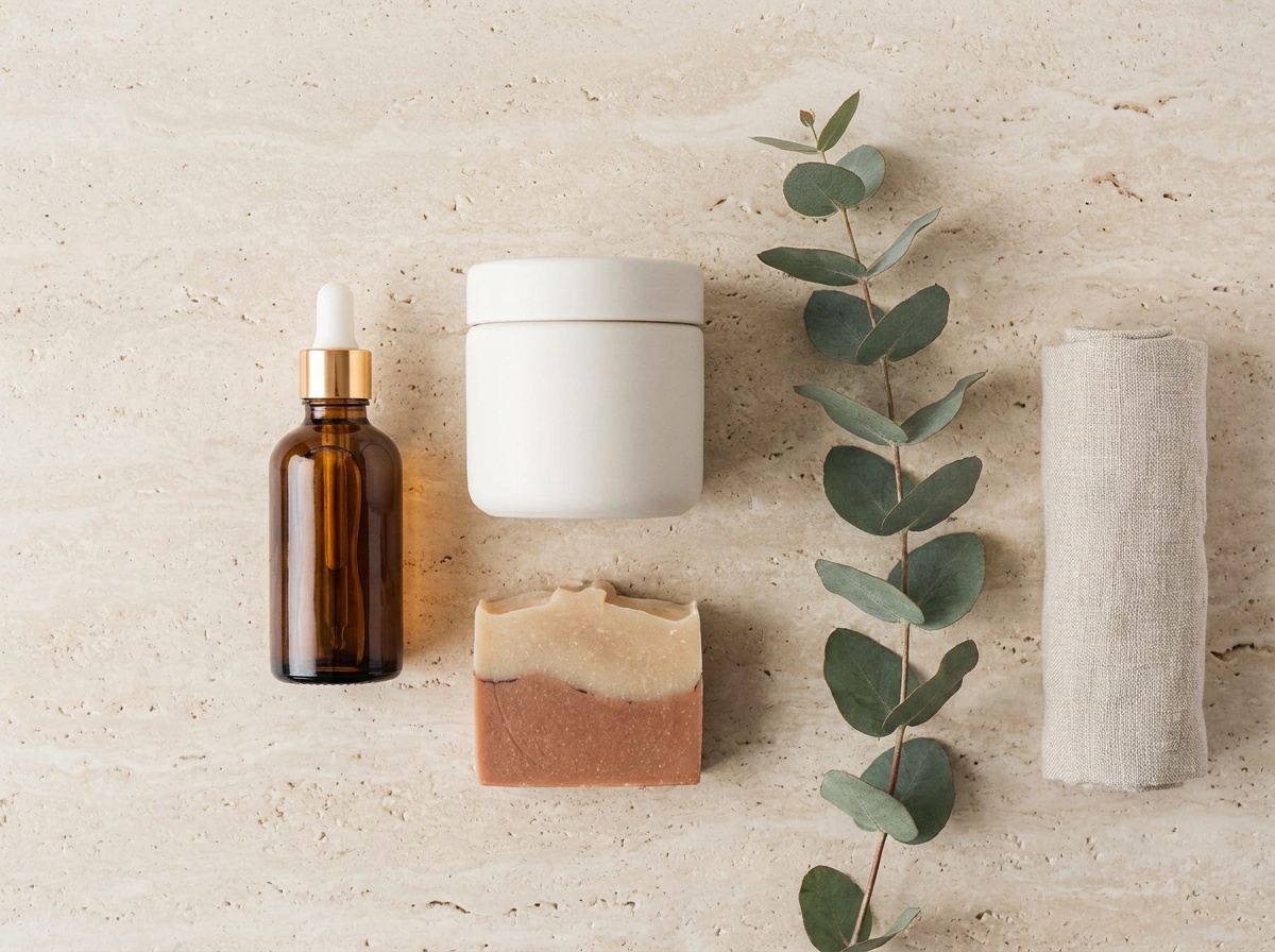 Produits de beauté naturels et minimalistes