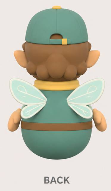 toy bee — free 3D model
