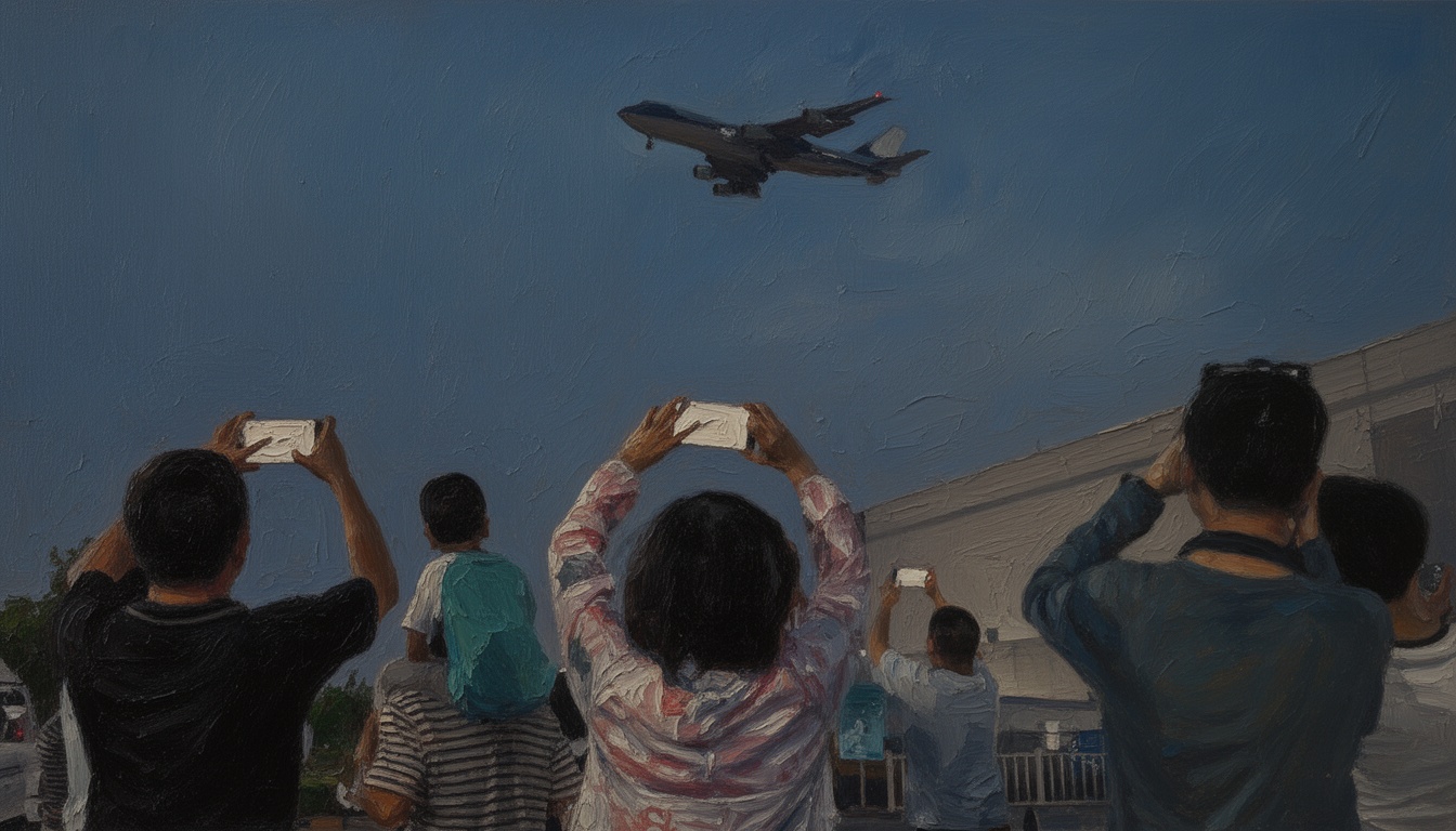 US-China Tensions Rise Over Air Force One's Arrival