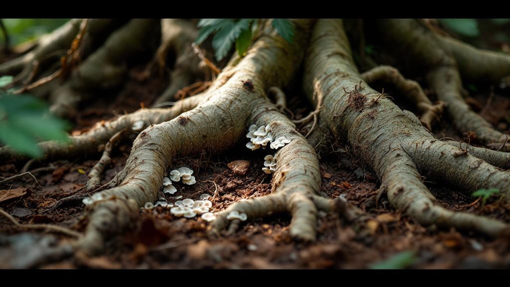 Micorrizas simbiosis entre plantas y hongos en el bosque