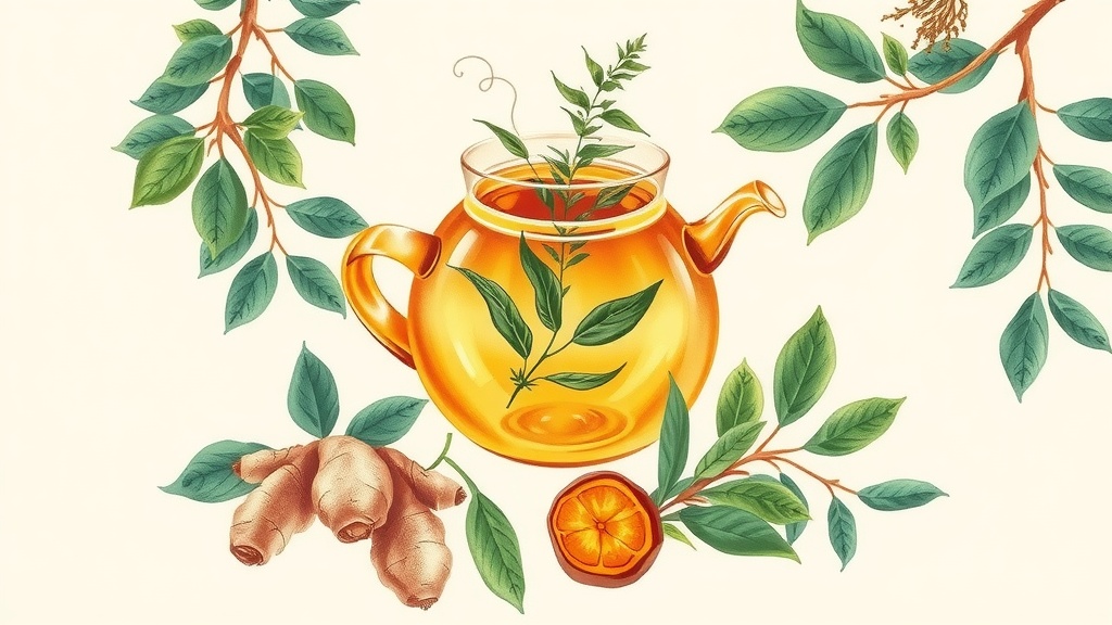 Chá de Gengibre e Cúrcuma: Receita Anti-inflamatória