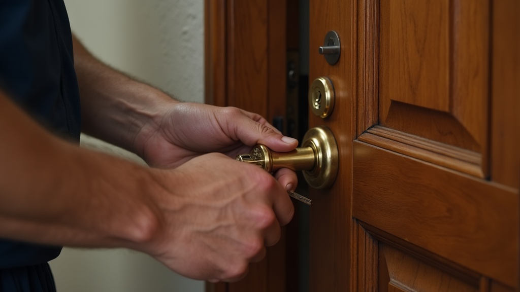 Mobile locksmith assisting with a lockout in Morningside Sandton