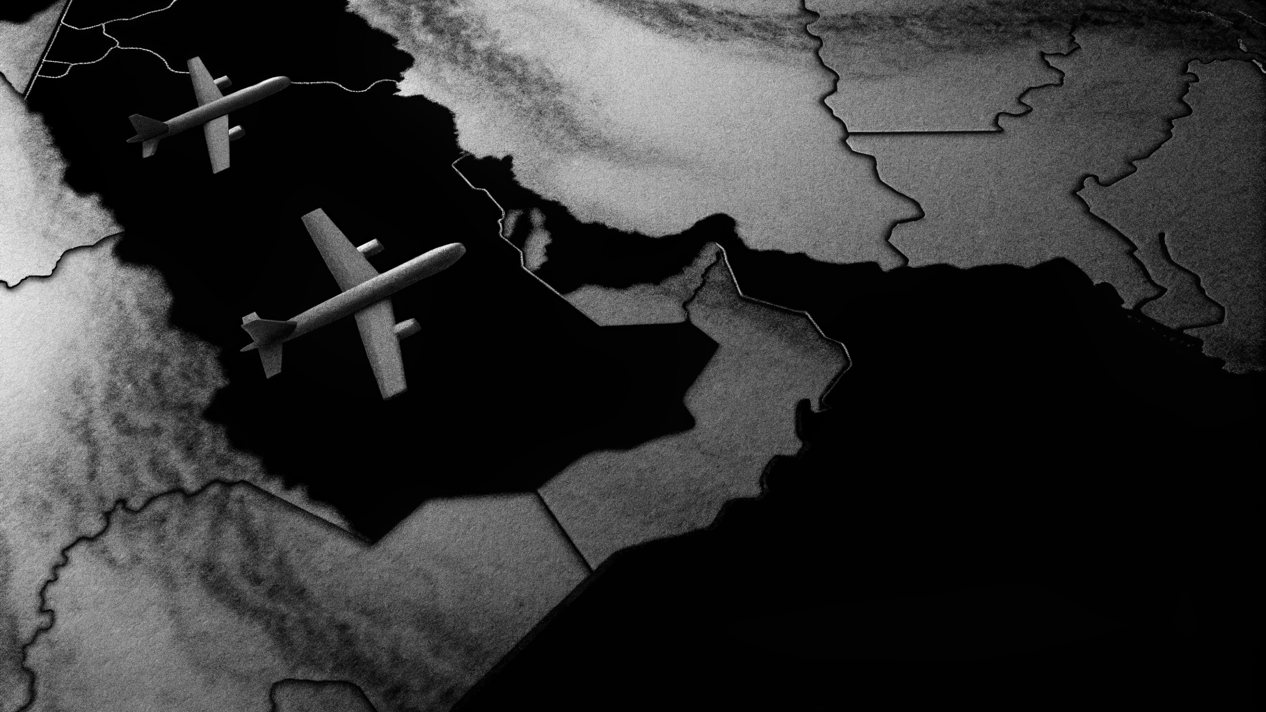 Représentation symbolique des tensions géopolitiques et des défis sécuritaires en Europe de l'Est