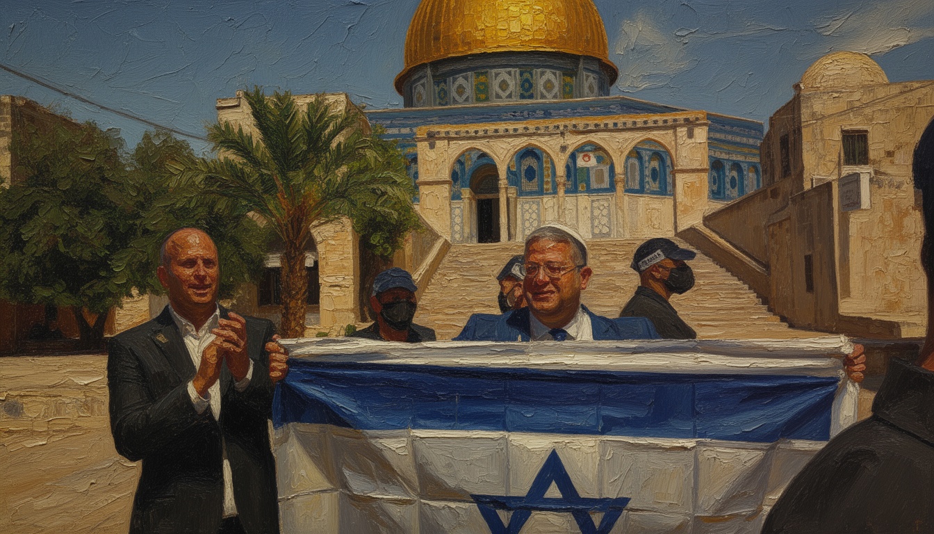 Israeli Minister Itamar Ben Gvir Storms Al-Aqsa Mosque