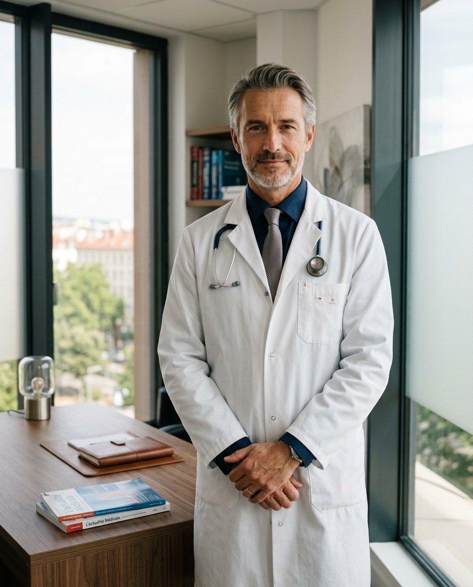 Dr. R., médecin généraliste à Bordeaux, en cabinet