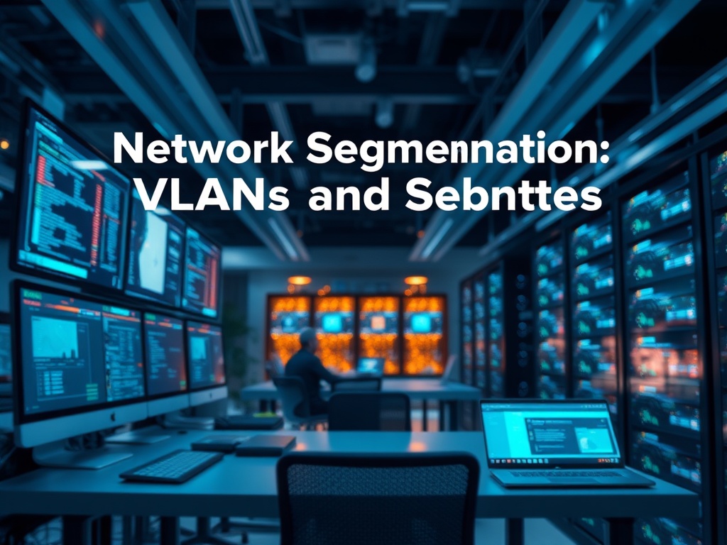 Diagram of network segmentation using VLANs and subnets for self-hosted environments