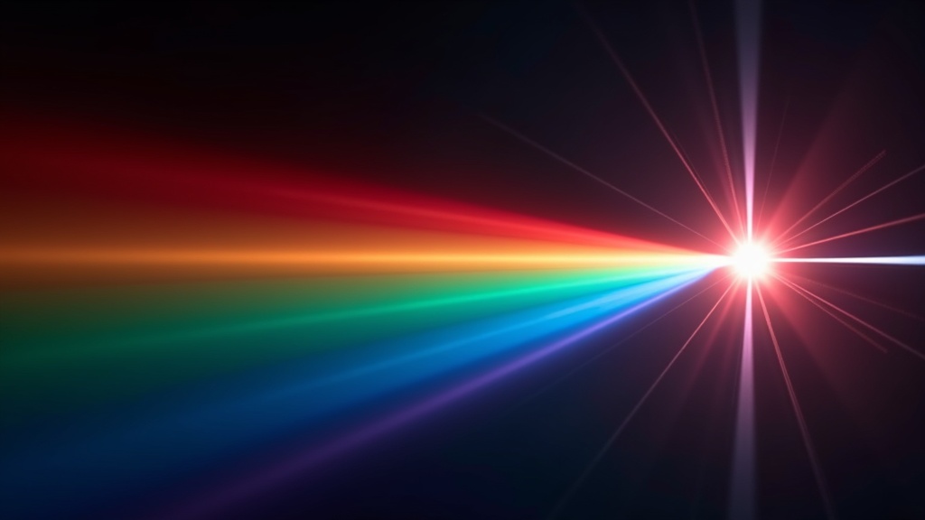 Spectre lumineux décalé vers le rouge — redshift cosmologique
